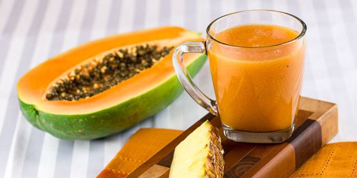 Jugo de Papaya y Piña, Anti-Estreñimiento - Nutrición Espinoza